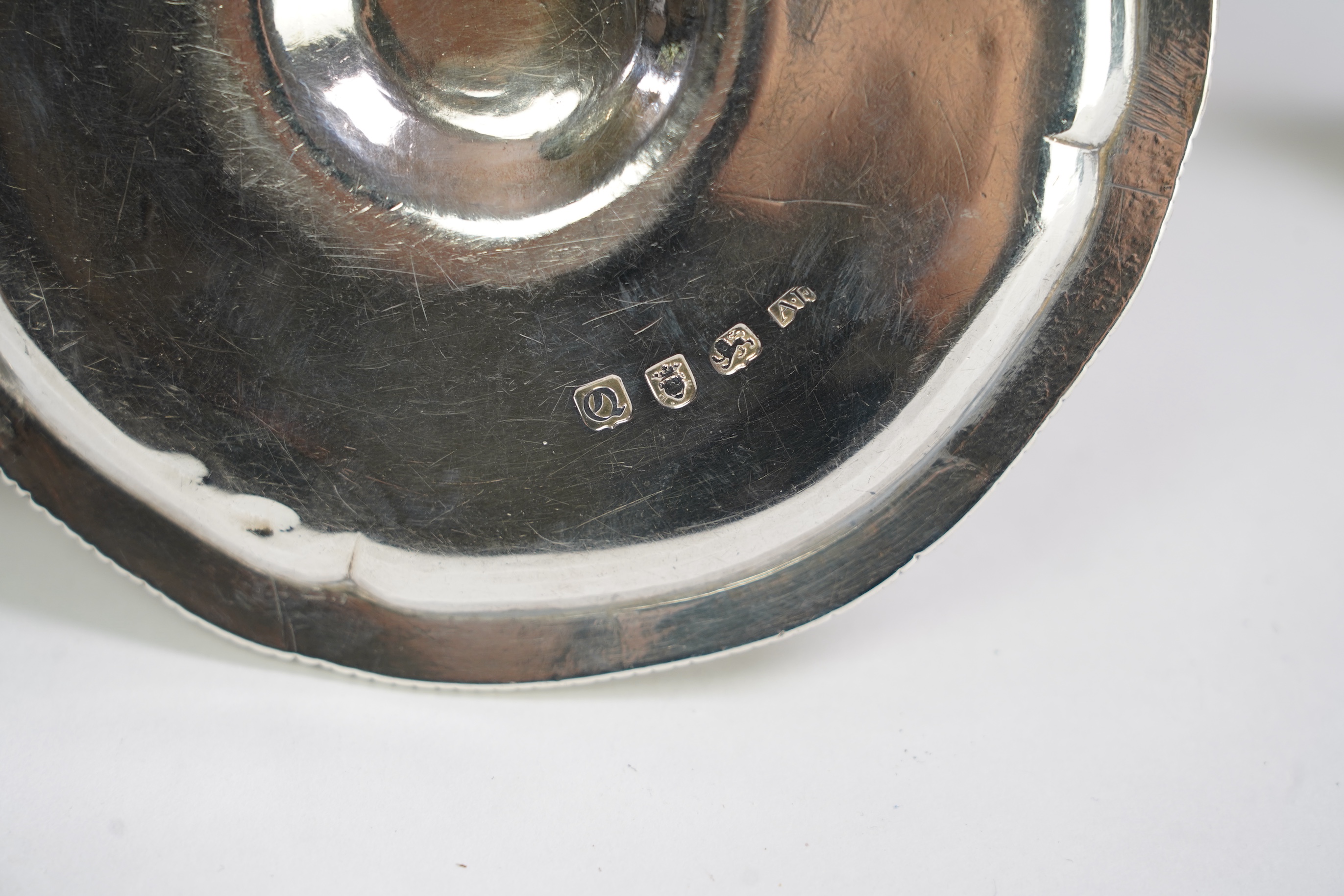 A George III silver chamberstick by Andrew Fogelburg